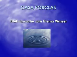 casa porclas