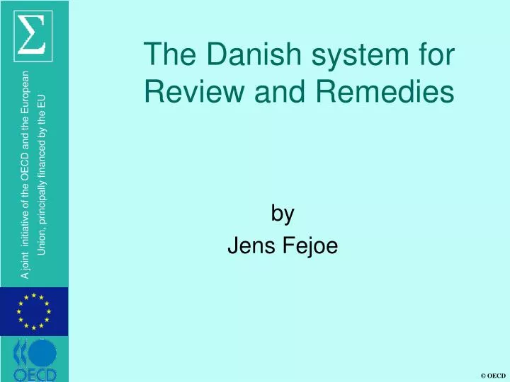 the danish system for review and remedies