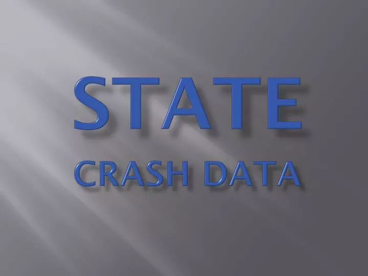 crash data