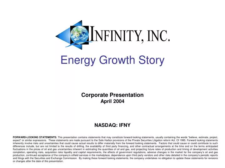 energy growth story