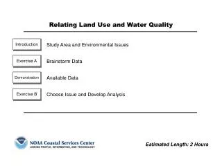 Relating Land Use and Water Quality