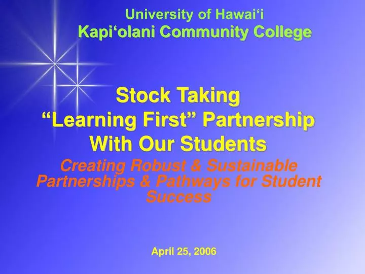 university of hawai i kapi olani community college