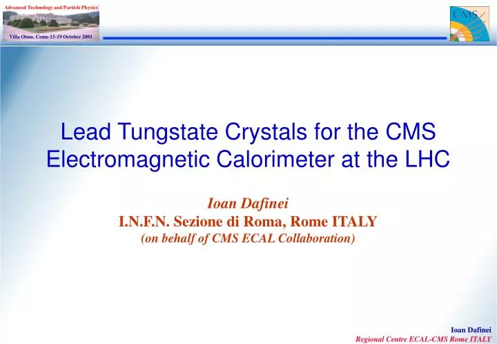lead tungstate crystals for the cms electromagnetic calorimeter at the lhc
