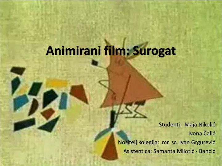 animirani film surogat