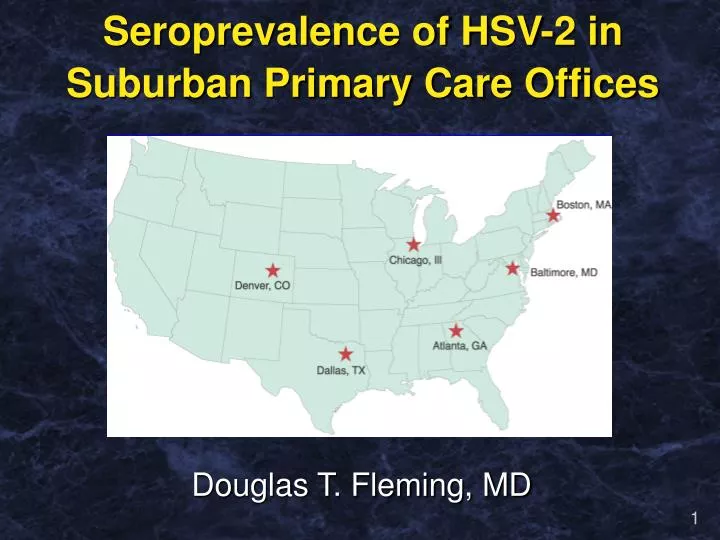 seroprevalence of hsv 2 in suburban primary care offices