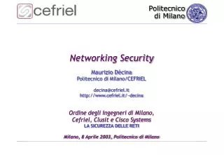 Networking Security