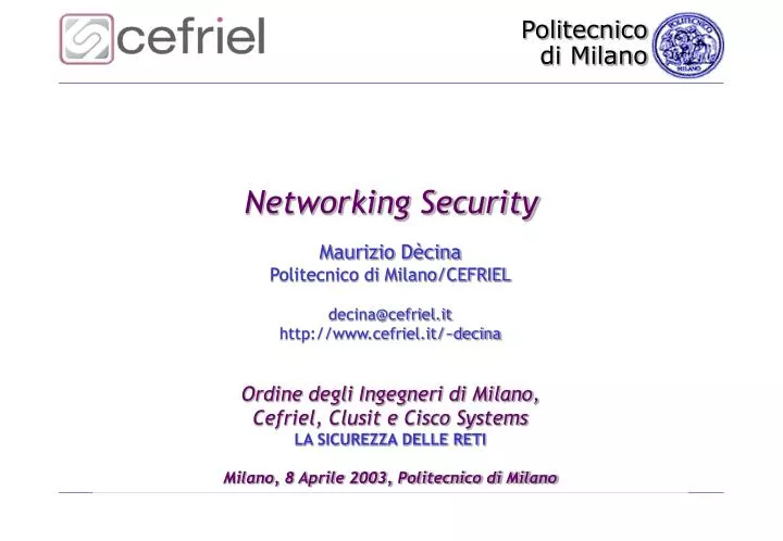 networking security