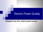 Electric Power Quality - slide 1