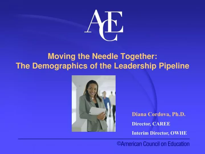 moving the needle together the demographics of the leadership pipeline