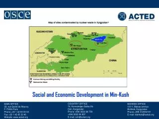 Social and Economic Development in Min-Kush