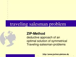 traveling salesman problem