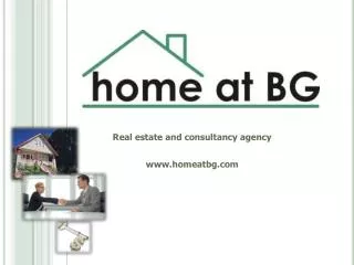Real estate and consultancy agency homeatbg