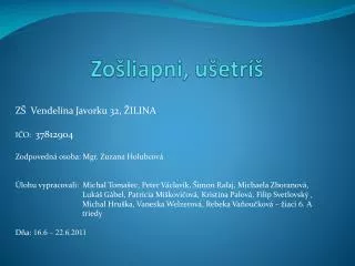 zo liapni u etr