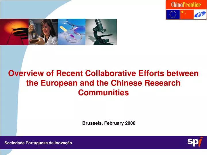 overview of recent collaborative efforts between the european and the chinese research communities