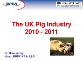 The UK Pig Industry 2010 - 2011