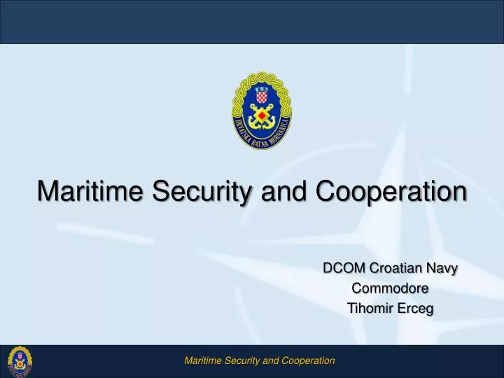 maritime security and cooperation