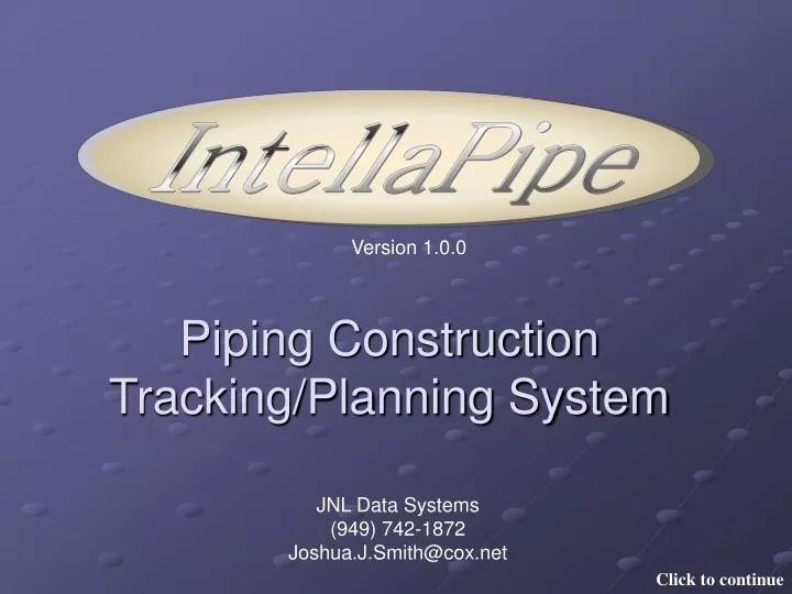piping construction tracking planning system