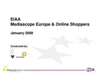 EIAA Mediascope Europe &amp; Online Shoppers
