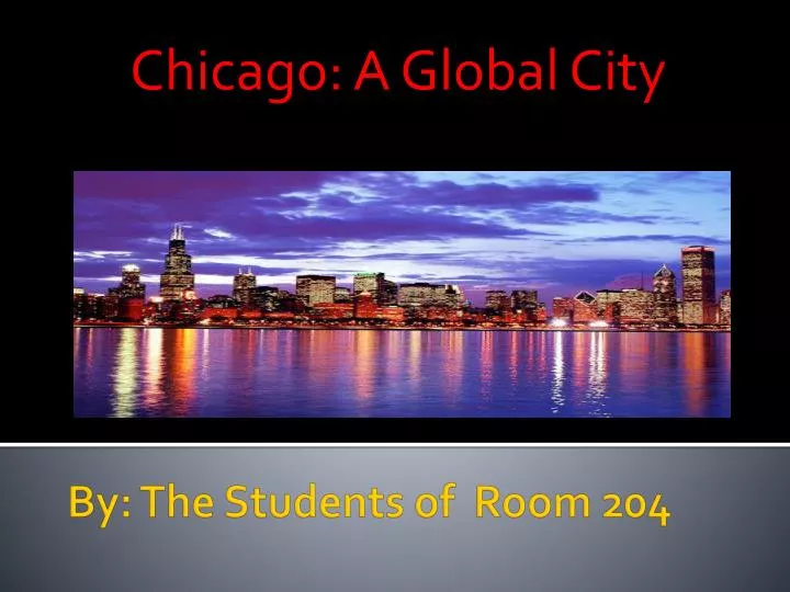 chicago a global city