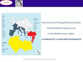 Enhancement of Energy Efficiency Policies and Renewable Energy Sources