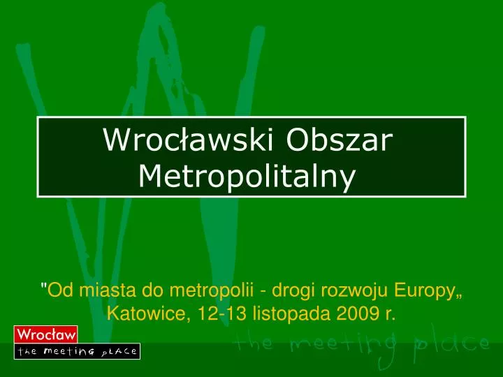 wroc awski obszar metropolitalny