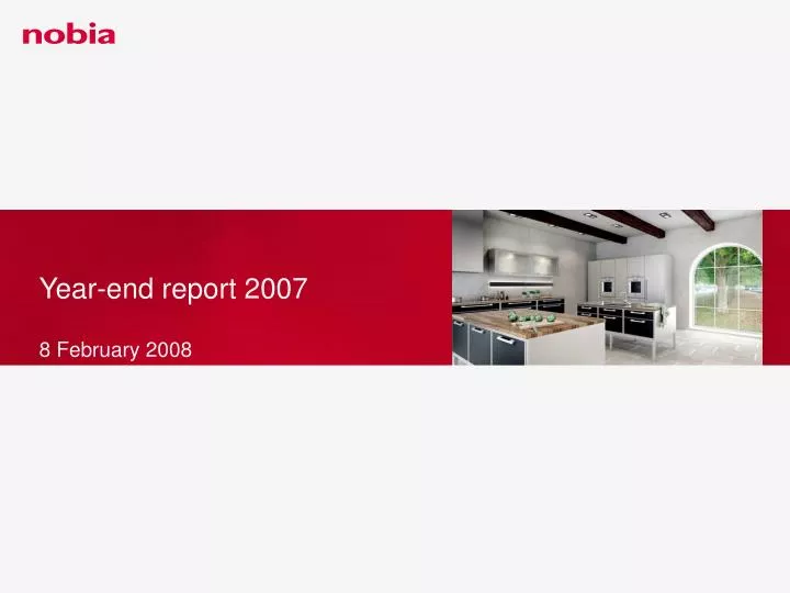 year end report 2007