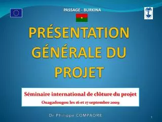 pr sentation g n rale du projet