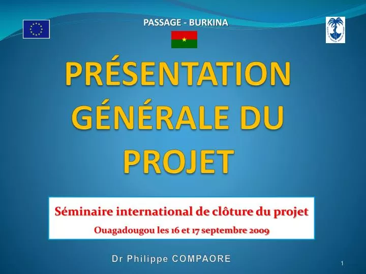 PPT - PRÉSENTATION GÉNÉRALE DU PROJET PowerPoint Presentation, Free ...