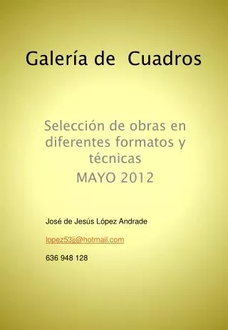 galer a de cuadros