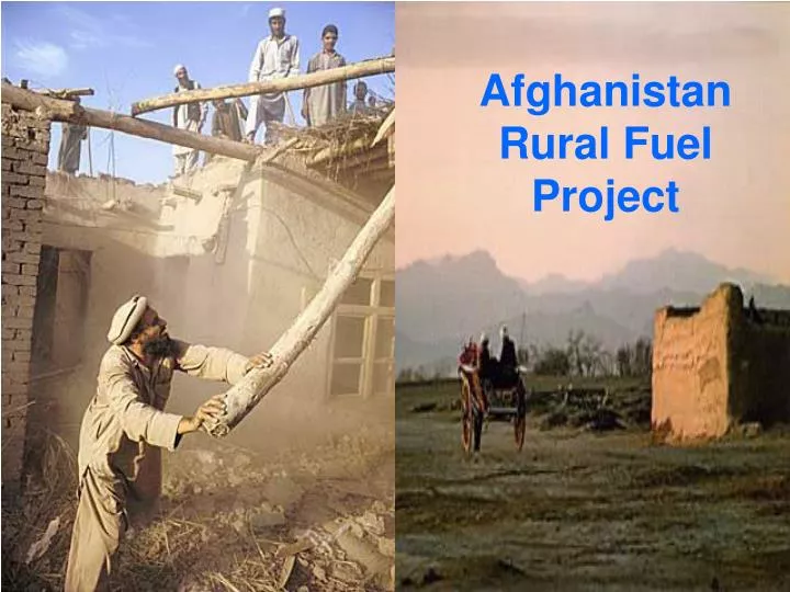 afghanistan rural fuel project