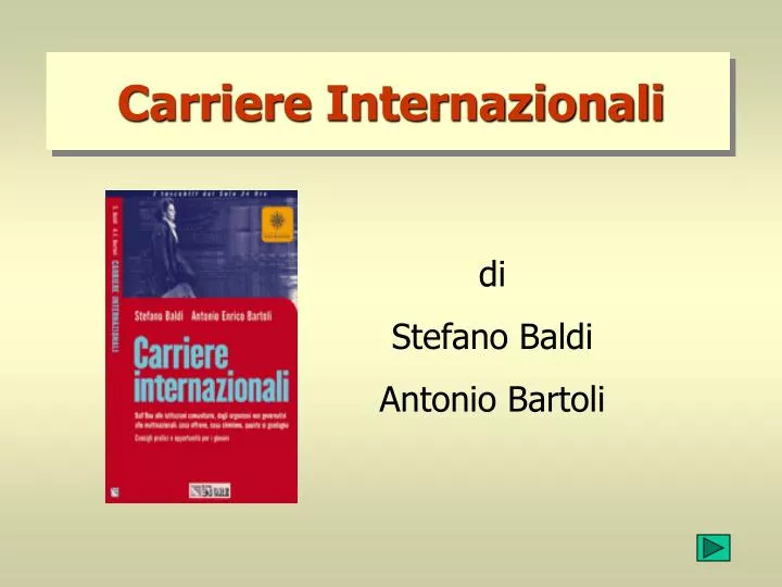 carriere internazionali