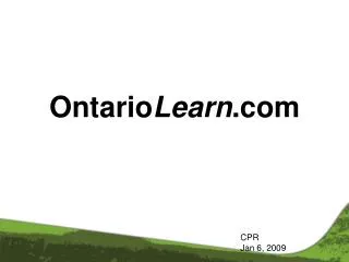 Ontario Learn