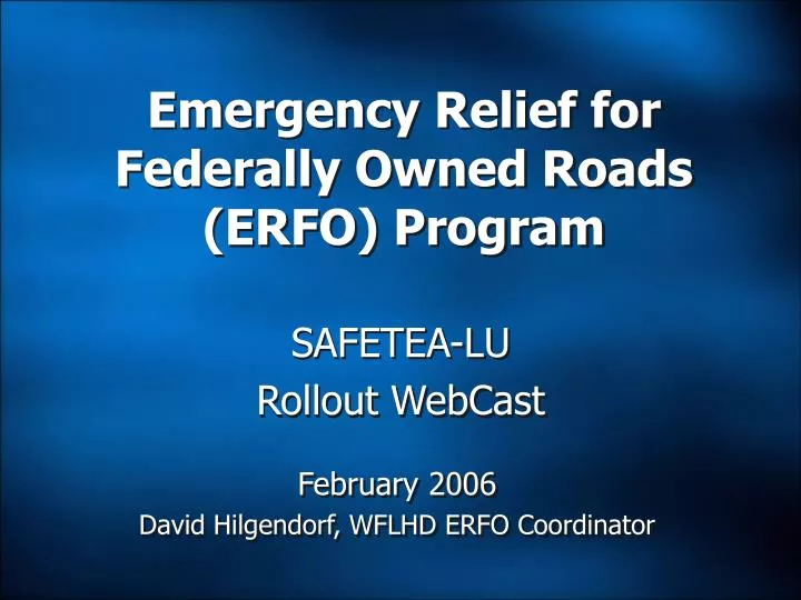 safetea lu rollout webcast