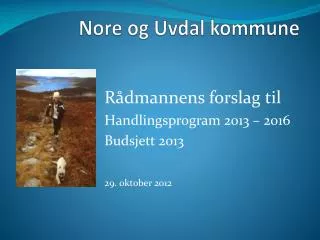 nore og uvdal kommune