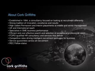 About Cork Griffiths