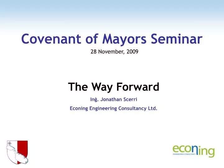 covenant of mayors seminar