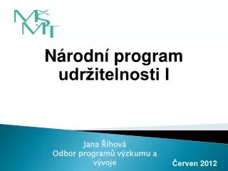 n rodn program udr itelnosti i