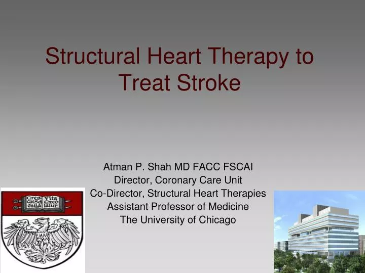 structural heart therapy to treat stroke