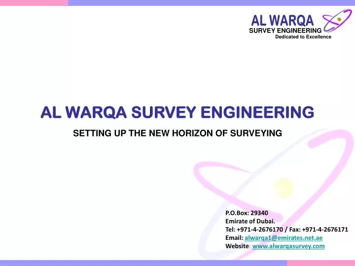 al warqa survey engineering