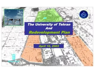 The University of Tehran And Redevelopment Plan