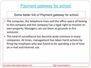 All You Need to Know about payment gateway for school