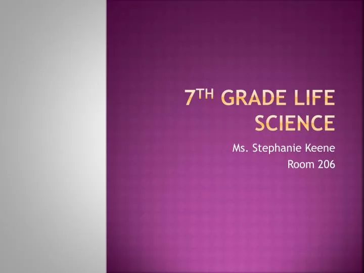 7 th grade life science
