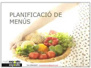 planificaci de men s