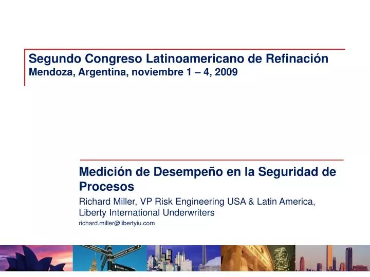 segundo congreso latinoamericano de refinaci n mendoza argentina noviembre 1 4 2009