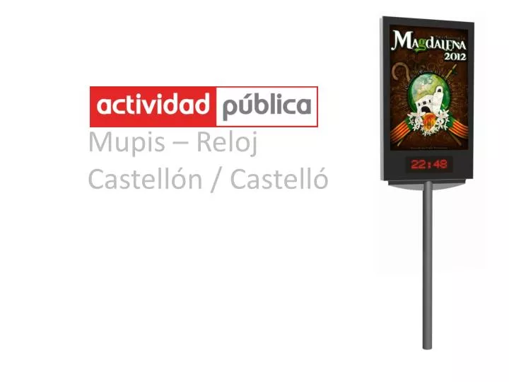 mupis reloj castell n castell