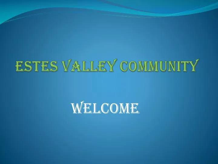 estes valley community