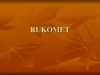 rukomet