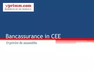 bancassurance in cee