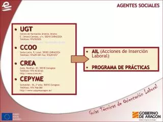 agentes sociales
