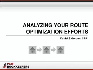 ANALYZING YOUR ROUTE